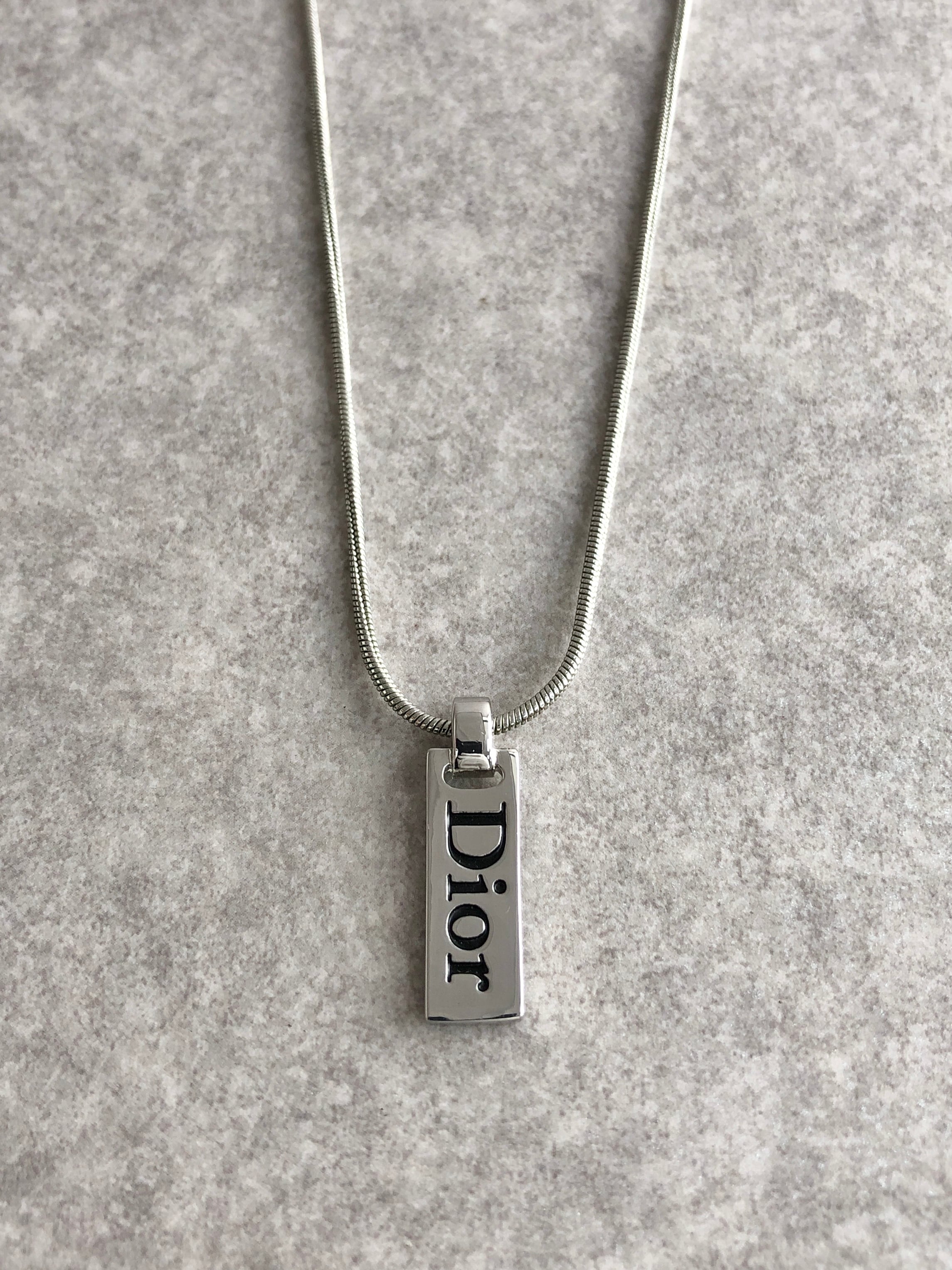 DIOR ネックレス シルバー Christian Dior クリスチャン ディオール ネックレス シルバー DIOR