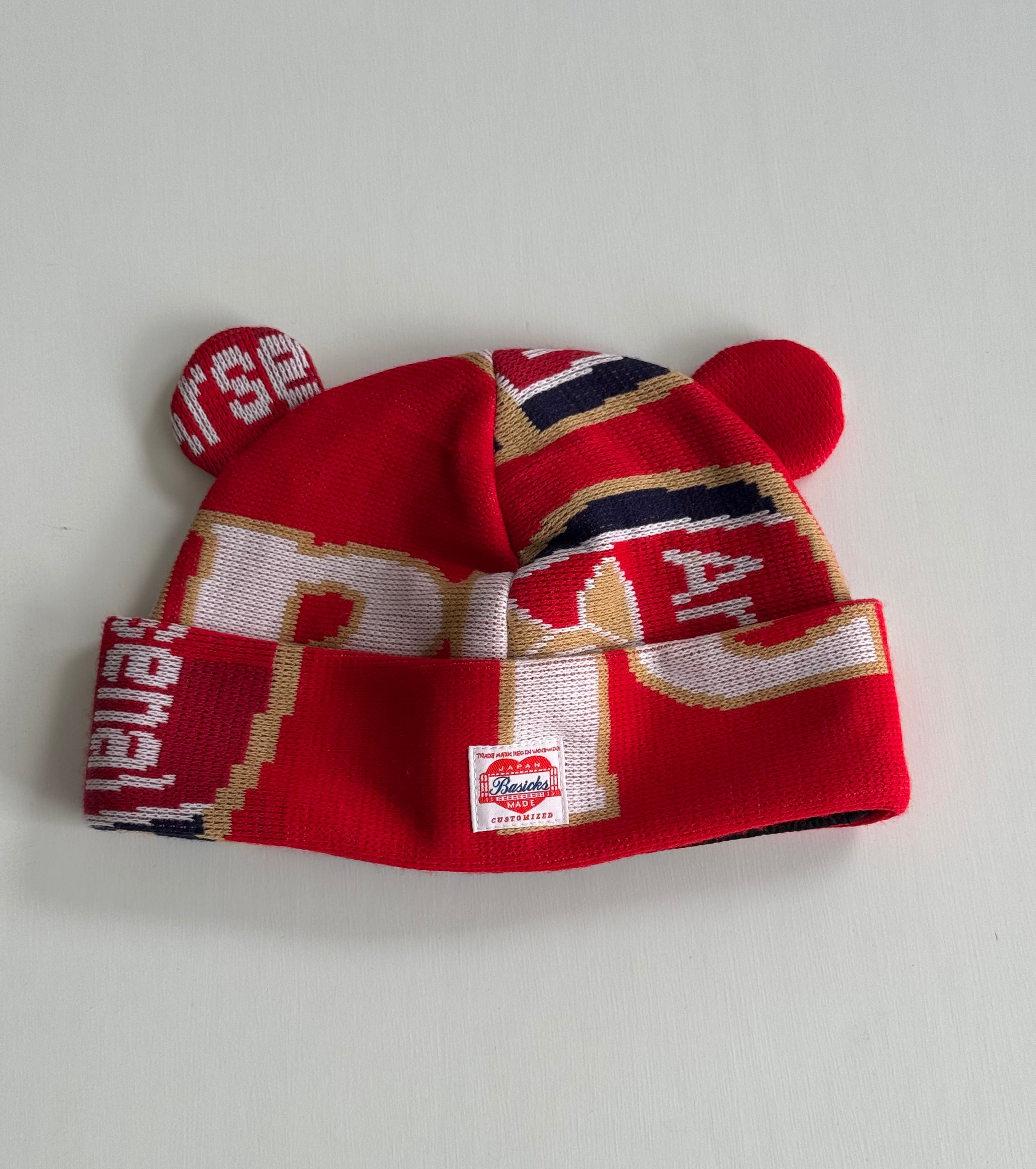 ウズ *プロフ必須*専用新品未使用 タグ付き BASICKS Bear BASICKS - 【26SS】ベアー ビーニー 帽子 / BEAR BEANIE / ブラック