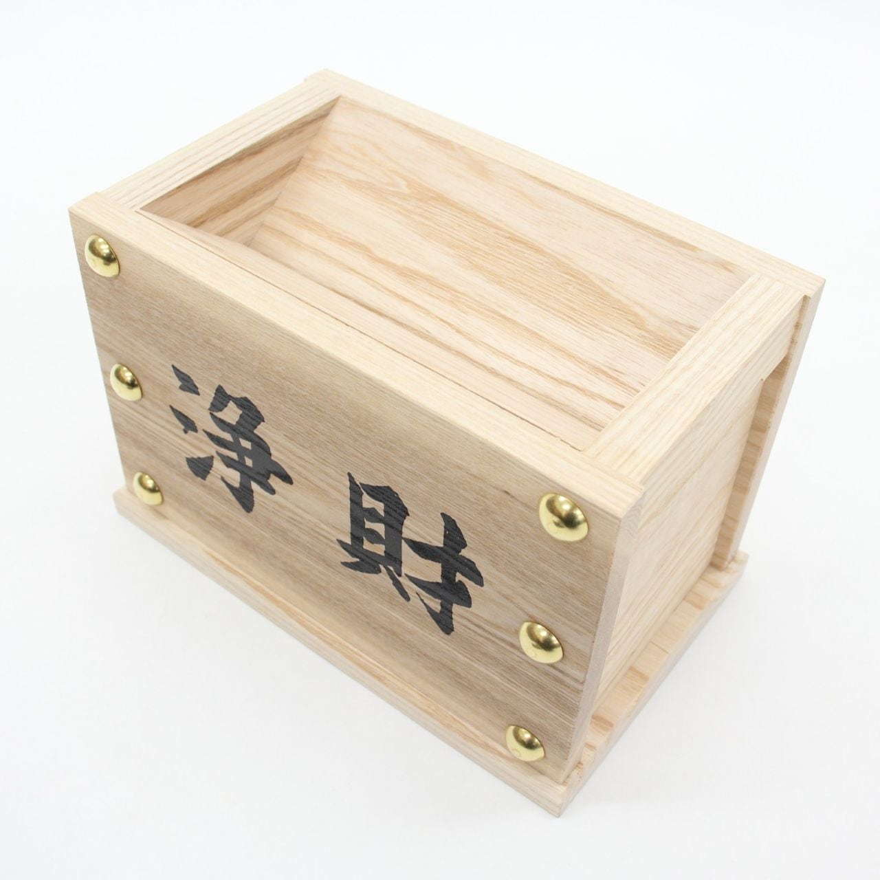 開運 賽銭箱（桧）大 浄財文字入 中の見えない格子タイプ cocomm様