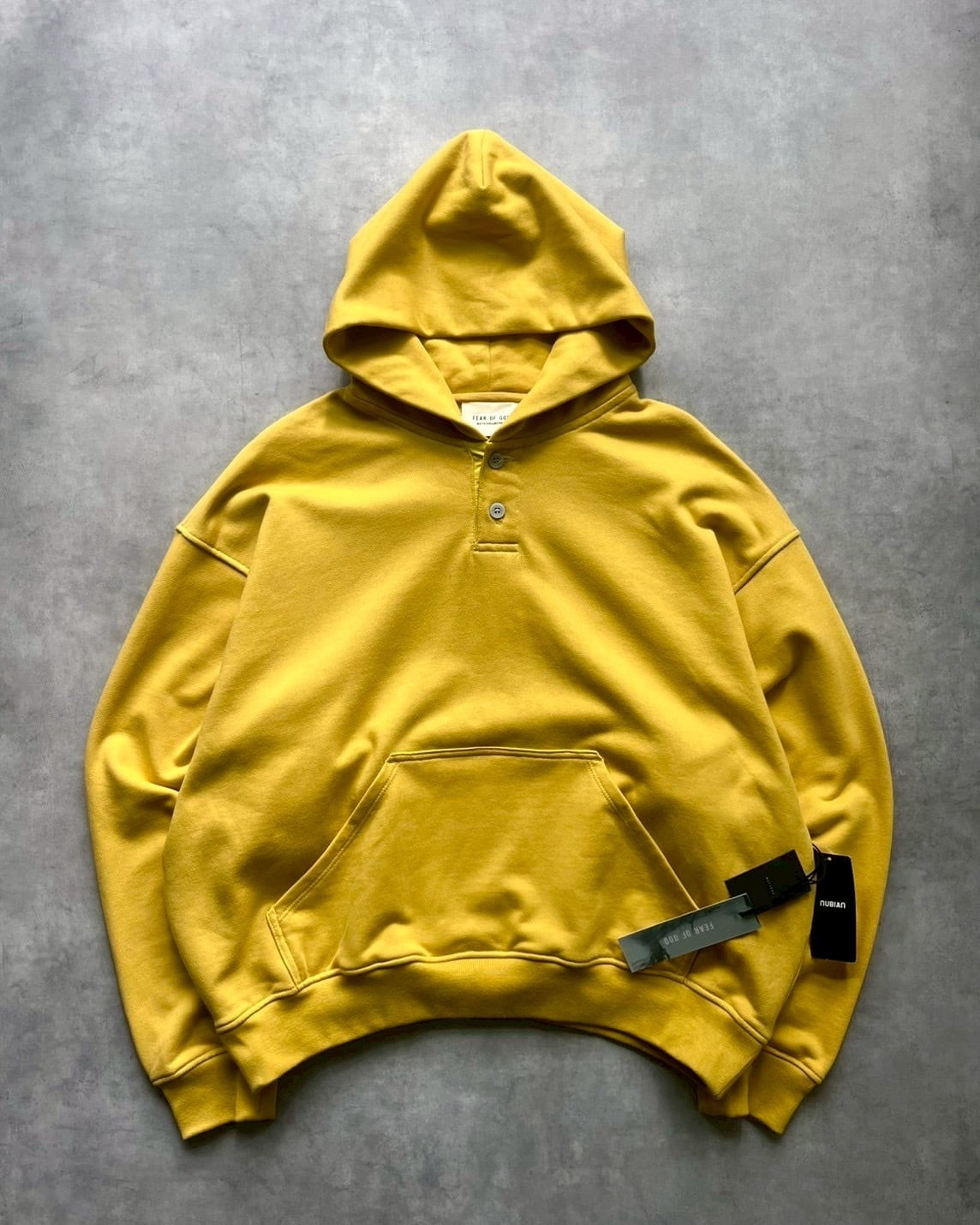 FEAR OF GOD Henly-Neck Sweat Hoodie USA製