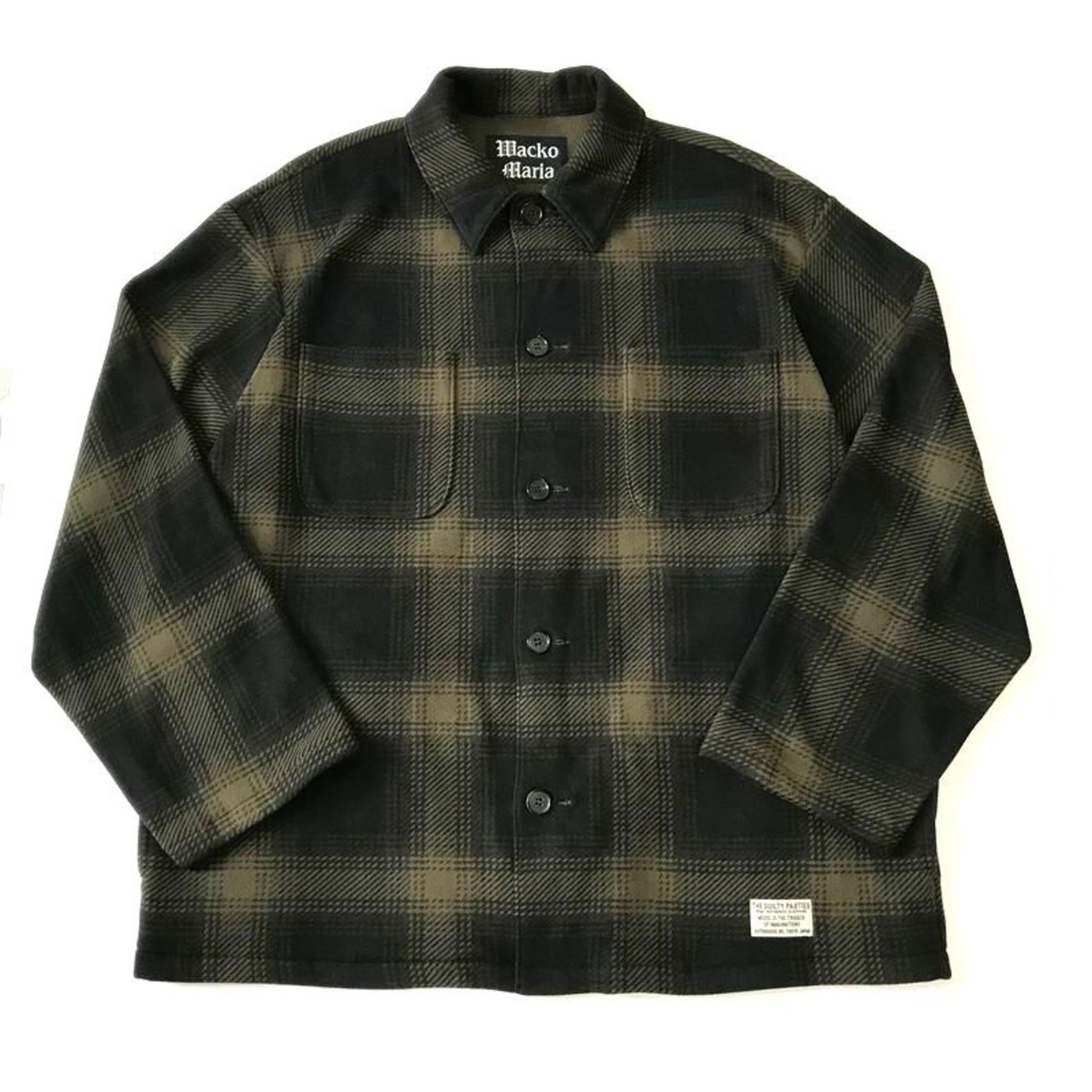 23AW WACKO MARIA WACKOMARIA ワコマリア CHECK FLEECE SHIRT JACKET 