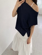 【新作５％OFF・3日間】Off-Shoulder Tops_4colors