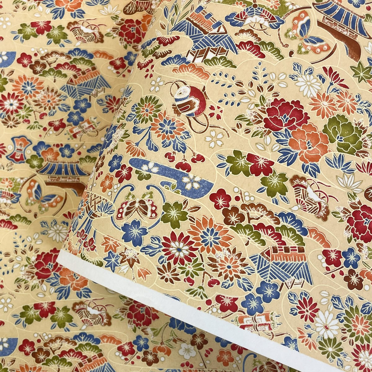 美濃和紙 あつ美濃 土砂引き にじみ止め加工 菊判 大判 62x97cm No