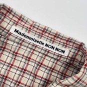 Mademoiselle NON NON マドモアゼルノンノン チェック 長袖シャツ/マルチ レディース