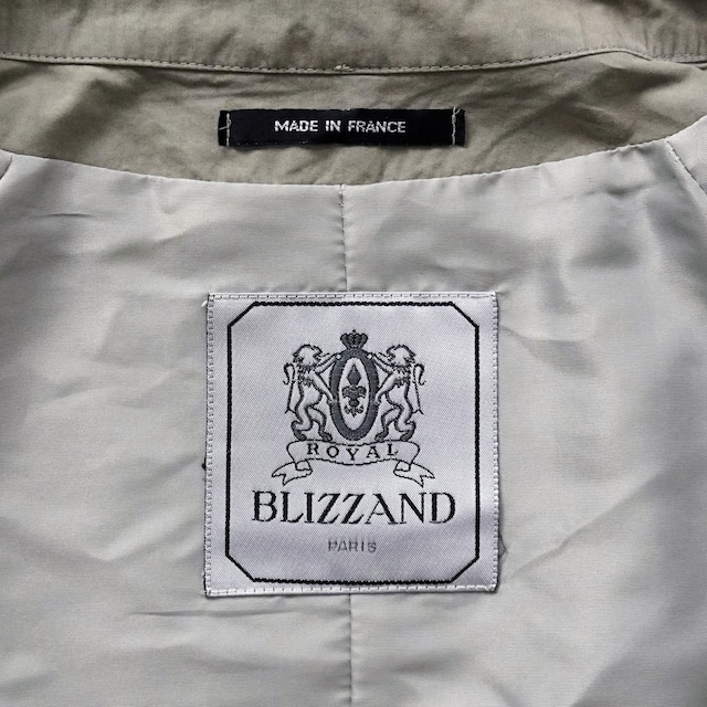 【MADE IN FRANCE】BLIZZAND ステンカラーコート（カーキ）"IMPERMEABLE CLAIR KHAKI"