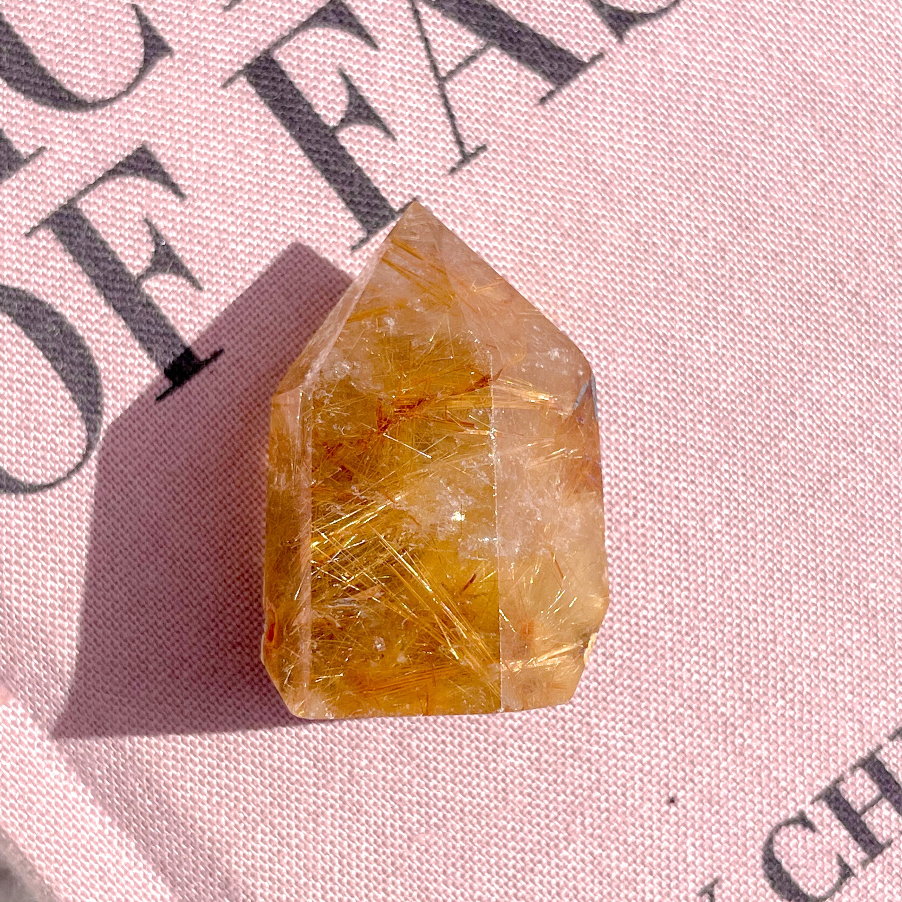 MINI Rutilated Quartz Point 6 ✧ ルチルクォーツ