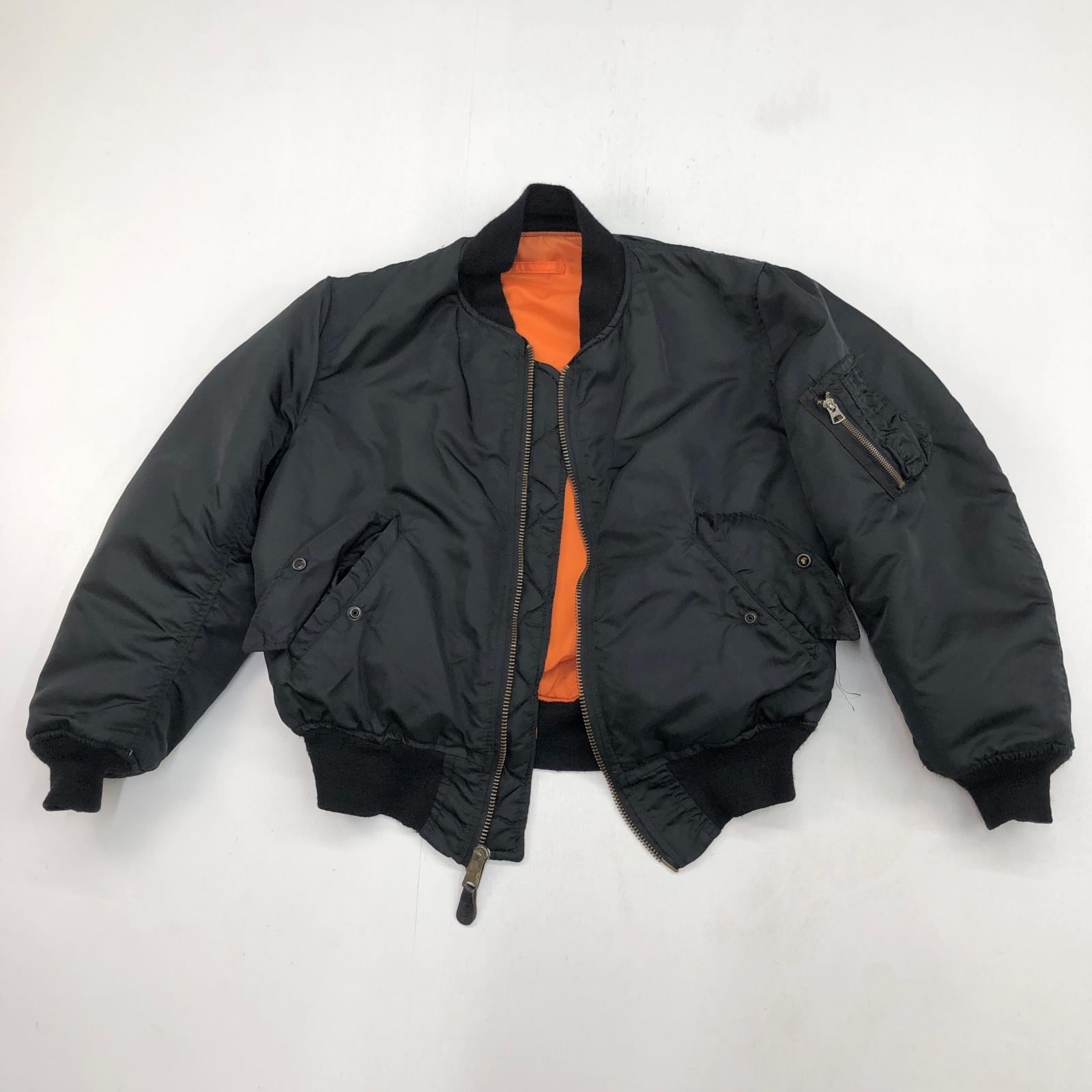 ALPHA アルファ 90- 00年代 USA製 MA-1 民間品 ミリタリー フライト