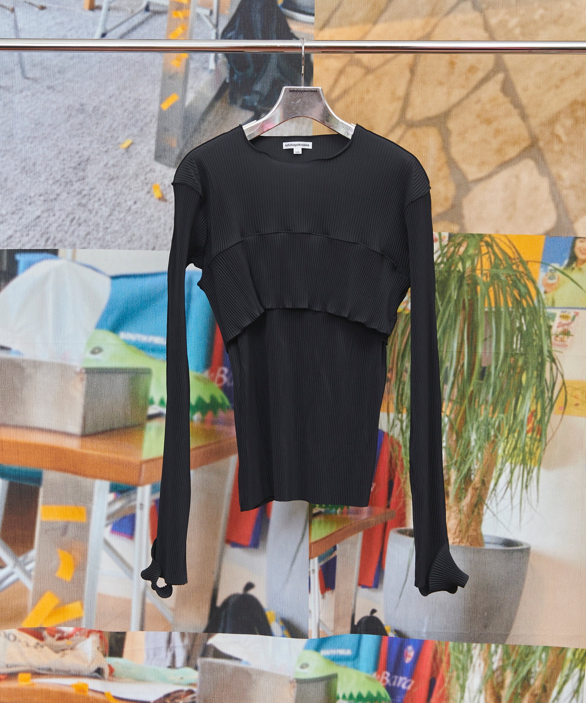 kotoha yokozawa - TD V-NECK SHEER KNIT ：Ramune｜シアー／Vネック