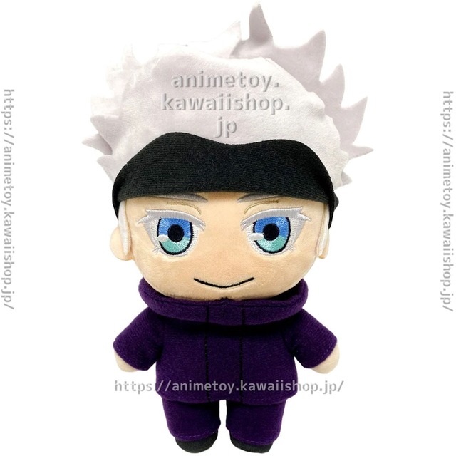 呪術廻戦 五条悟 ぬいぐるみ お座り 30cm ビッグサイズ 五条 悟 アメリカ公式 海外限定 日本未発売