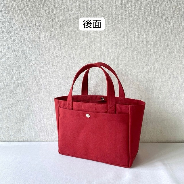 【全9色】「軽いボックストート」小サイズ／倉敷帆布 8号帆布【受注制作】