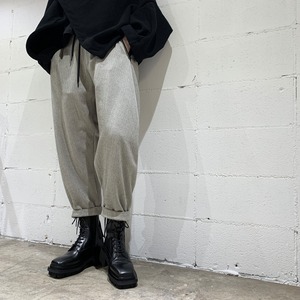 divka | Rayon Wool Cashmere Herringbone Trousers