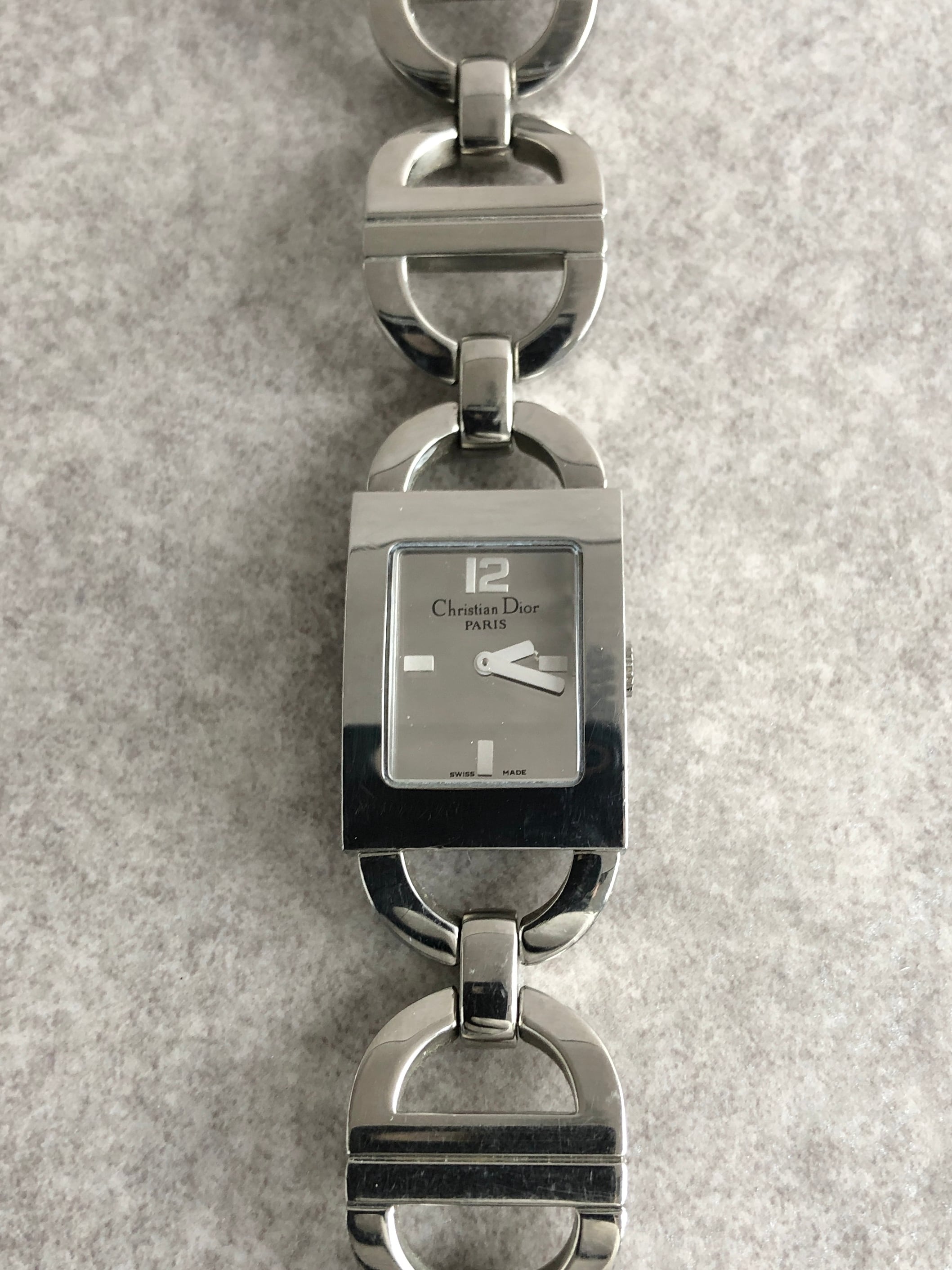 ✨Dior✨ディオール✨CD✨マリスラウンド✨シルバー✨腕時計✨ Christian Dior クリスチャン ディオール マリス 腕時計 シルバー
