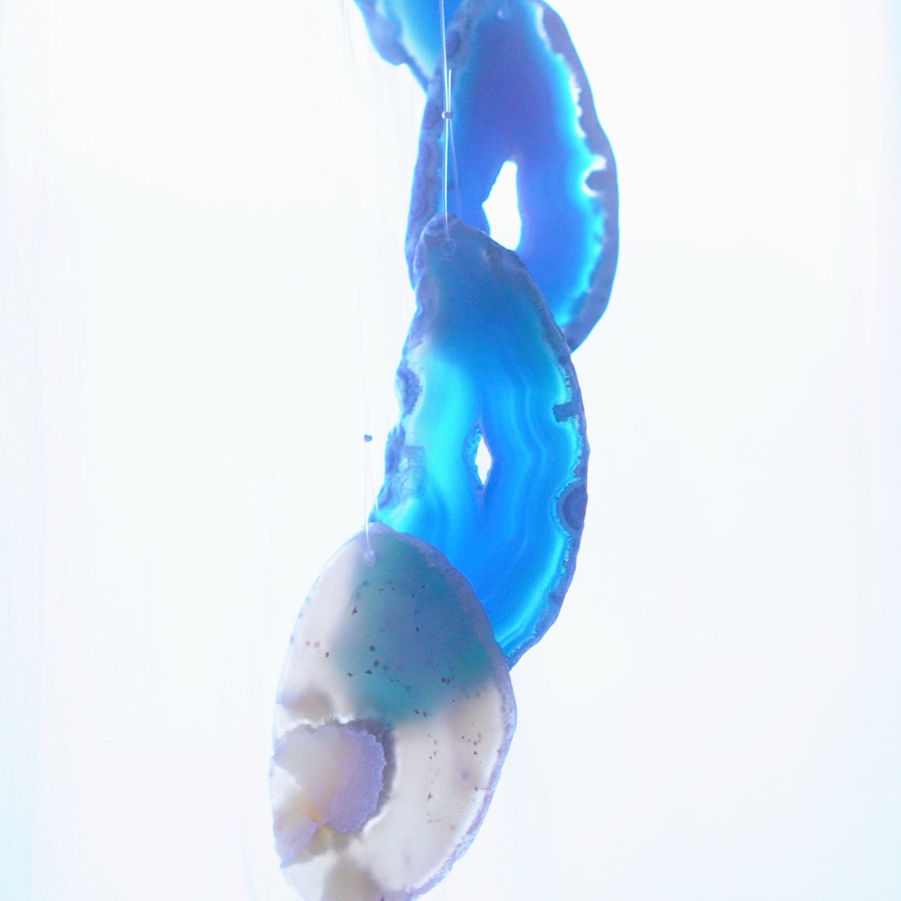 Deep Sea 02 - アゲートヒーリングチャイム / Agate Sun Catcher Wind Chime 570