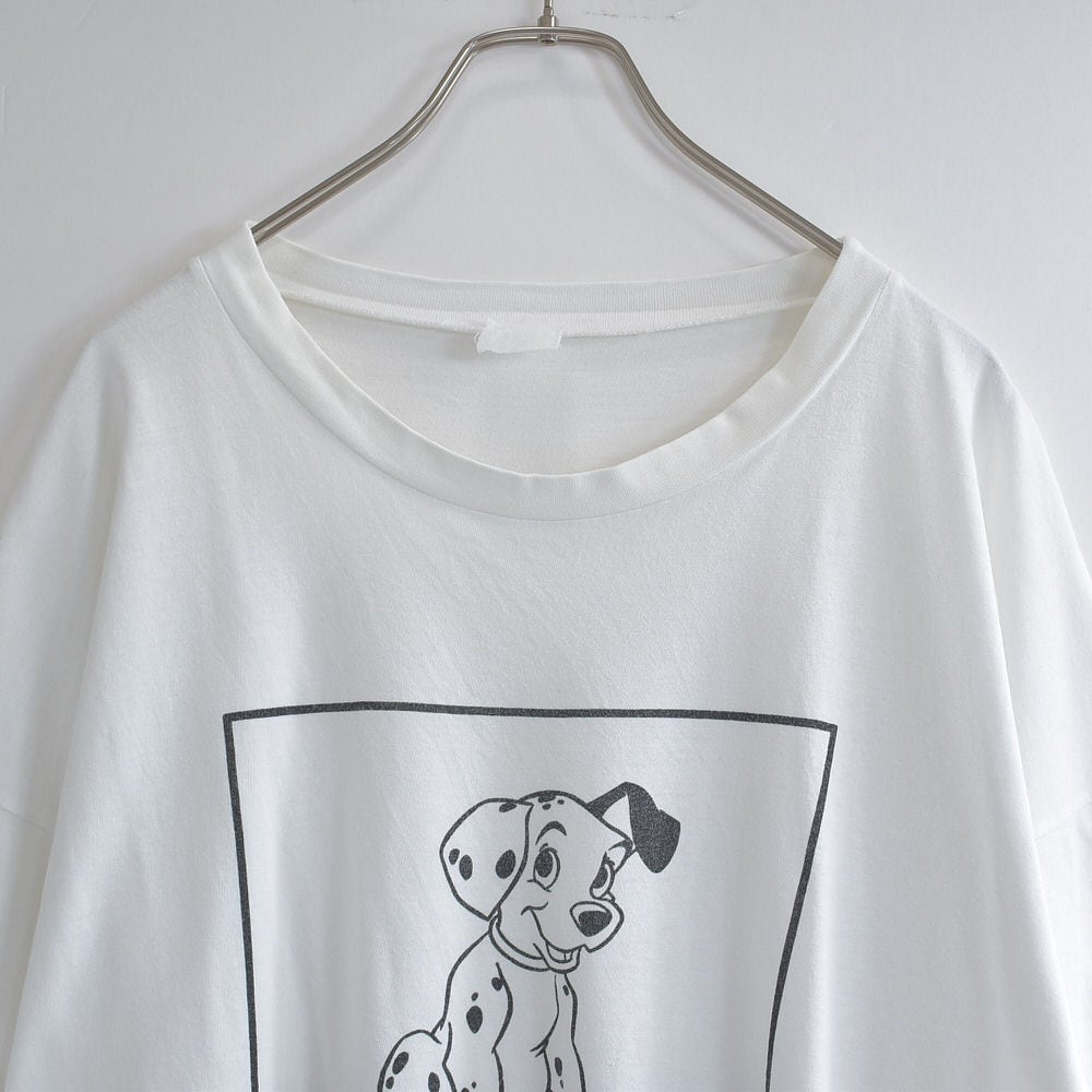 101 DALMATIANS ディズニー 101匹わんちゃん ダルメシアン Tシャツ ディズニー キャラクター 半袖 ビンテージ USA アメリカ古着 メンズXXL~相当