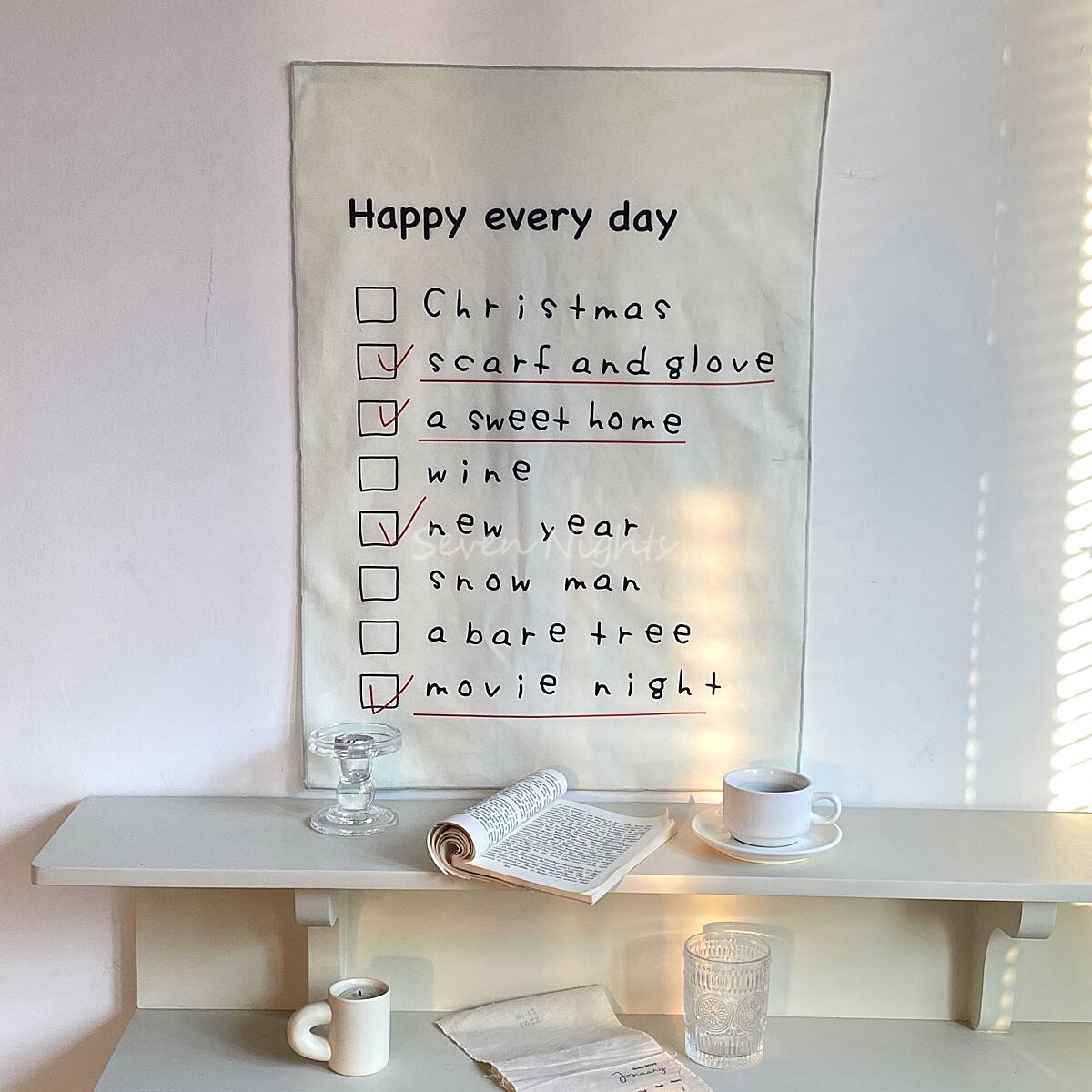 【DECORATION】HAPPY EVERY DAYタペストリー