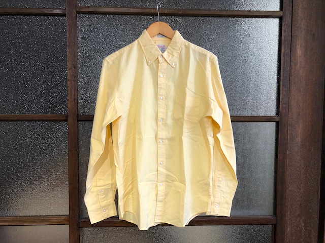 J.CREW BROKEN -IN ORGANIC COTTON OXFORD SHIRT (YELLOW)