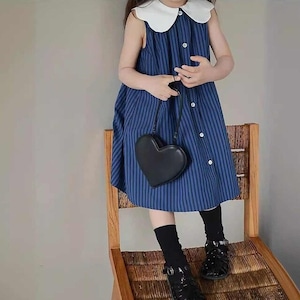 夏花びらカラーワンピース