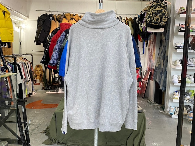 GRAPHPAPER × LOOPWHEELER HIGH NECK SWEAT GREY 2 91949