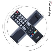 TOSHIBA東芝LCD TVの取り替える テレビリモコンCT-90320A 汎用 シンプル 設定不要 簡単操作 19A1 22A1 26A1 32A1 40A1 32a1s 32a1l 32ae1 32a950l32a950s 32a900s 32a9000 40a9500 42c8000 46a9000（ CT-90320A）等の機種に対応 (CT-90320A)