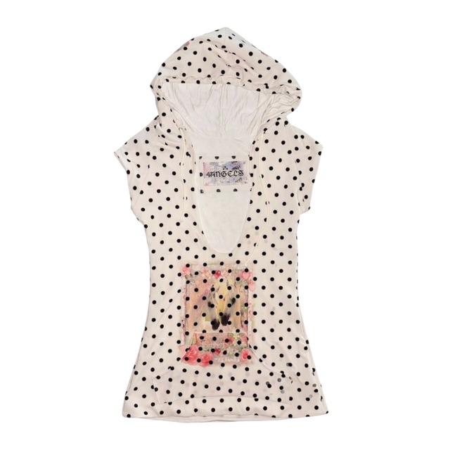 【4angels.omg】Hoodie Dress Polkabol