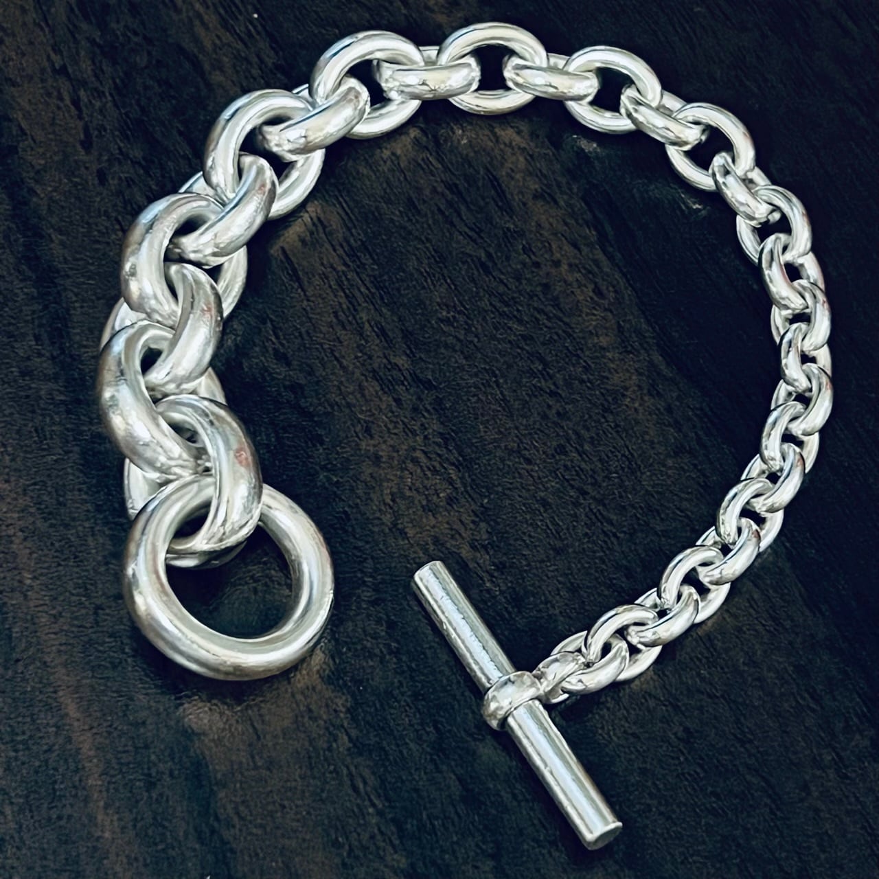 HERMES Crescendo Bracelet Sterling Silver | エルメス