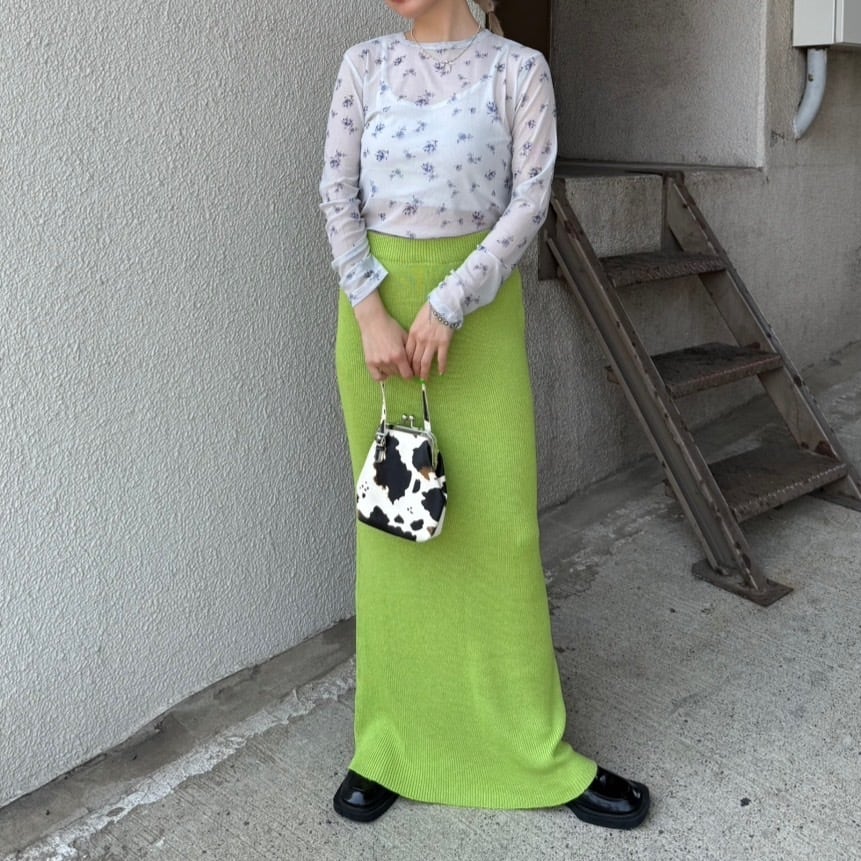 カラバリ 花柄シアートップス_LN03360 | lanan(ラナン)