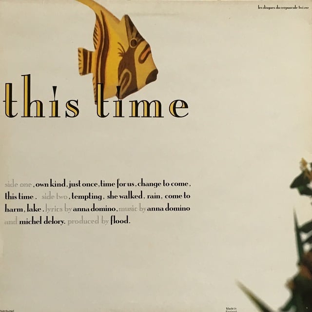 LP】Anna Domino – This Time | マメシバレコード mameshiba records