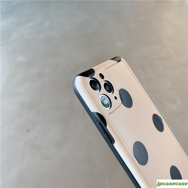 ドット柄 Iphone12promax 11pro Xs Xr 8ケース ベージュ系 かわいい スマホケース Iphoneケース 女子力up 韓国ファッション プチプラ 送料無料 Jpcasecase 携帯ケース 通販