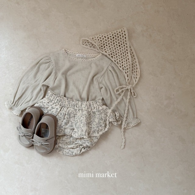【予約/おまとめ割】mimi market / eyelet tops