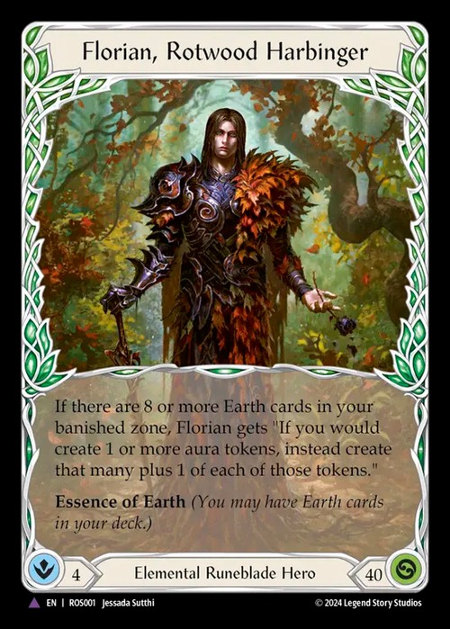 ROS001【EN】『CF』【Earth Runeblade】朽ちた森の先触れ、フローリアン/Florian, Rotwood Harbinger 画像