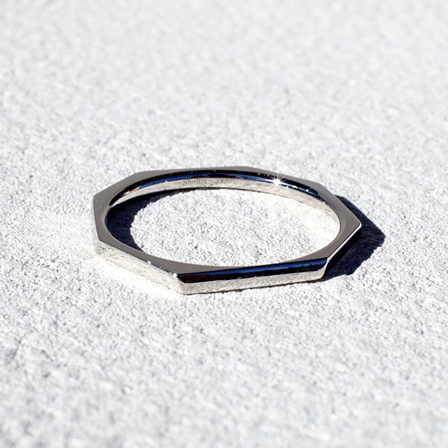 Bridal Ring / 『Octagon』 Platinum Ring / GR003-PT