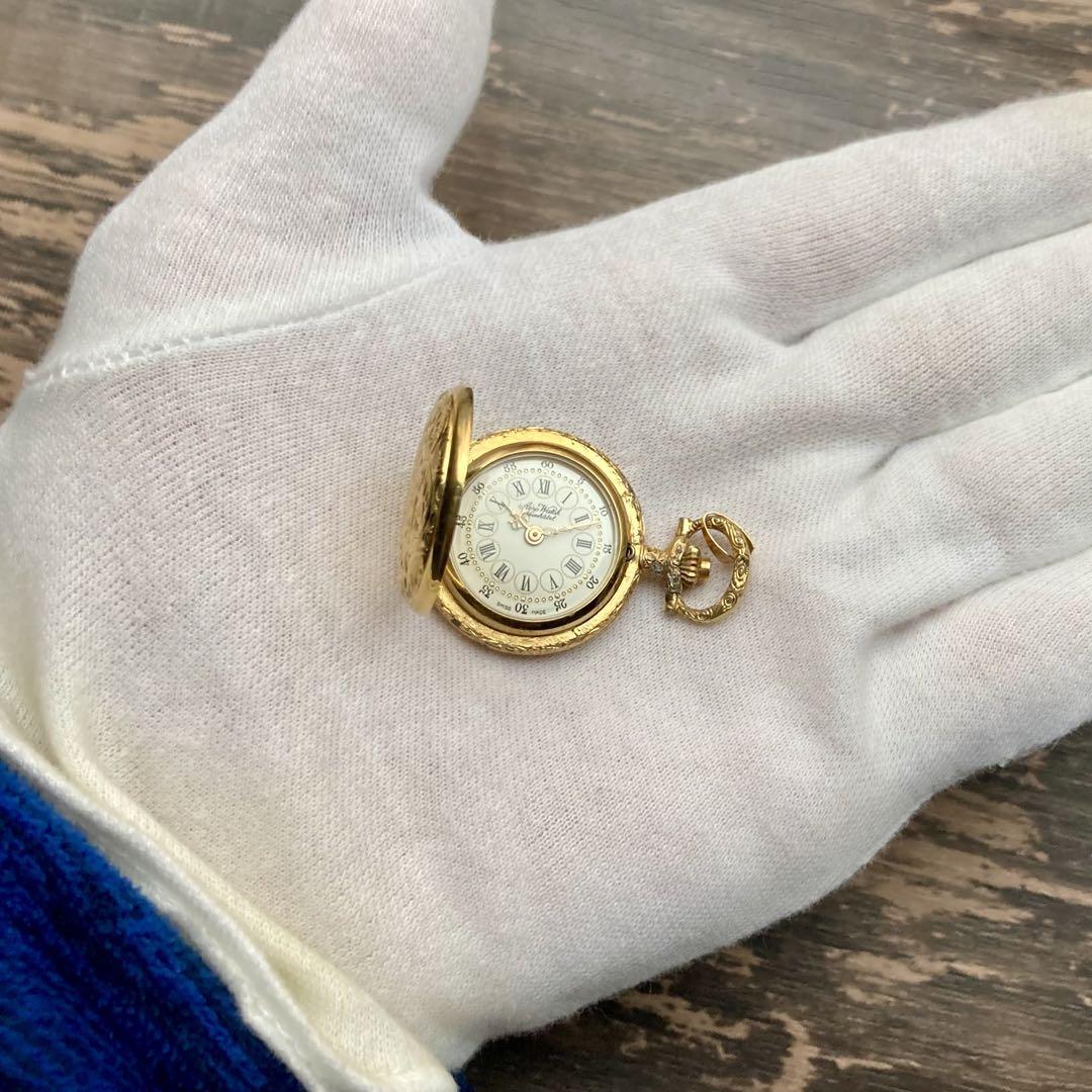 アエロ AERO ビンテージ 懐中時計 手巻き ハンターケース アエロ（AERO