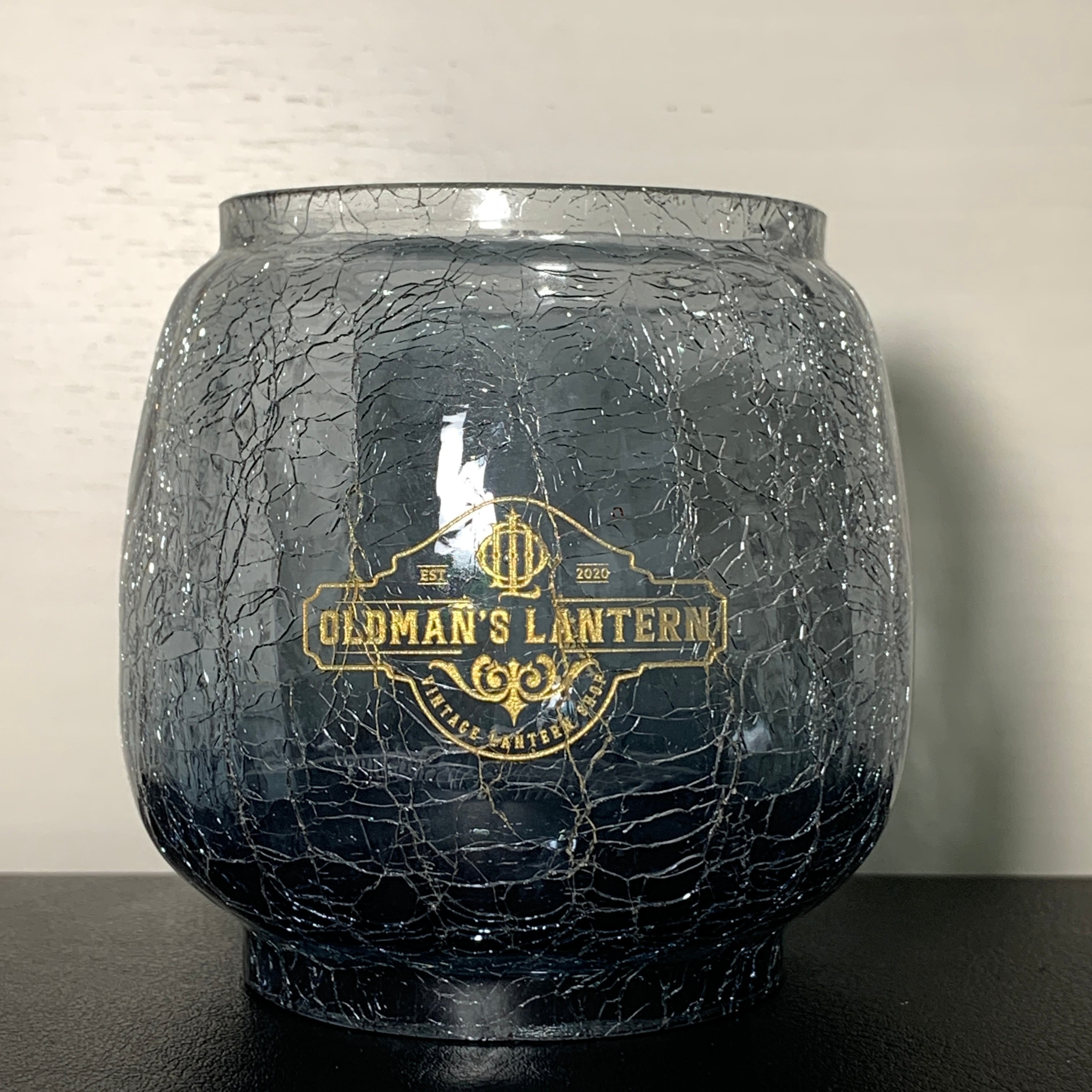 限定】クラックグラス ブルーグレーグラデ Feuerhand ホヤ 275 276