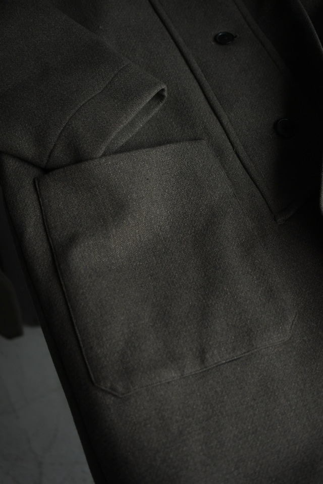 KAPTAIN SUNSHINE / Stand Collar Coat (Moss)