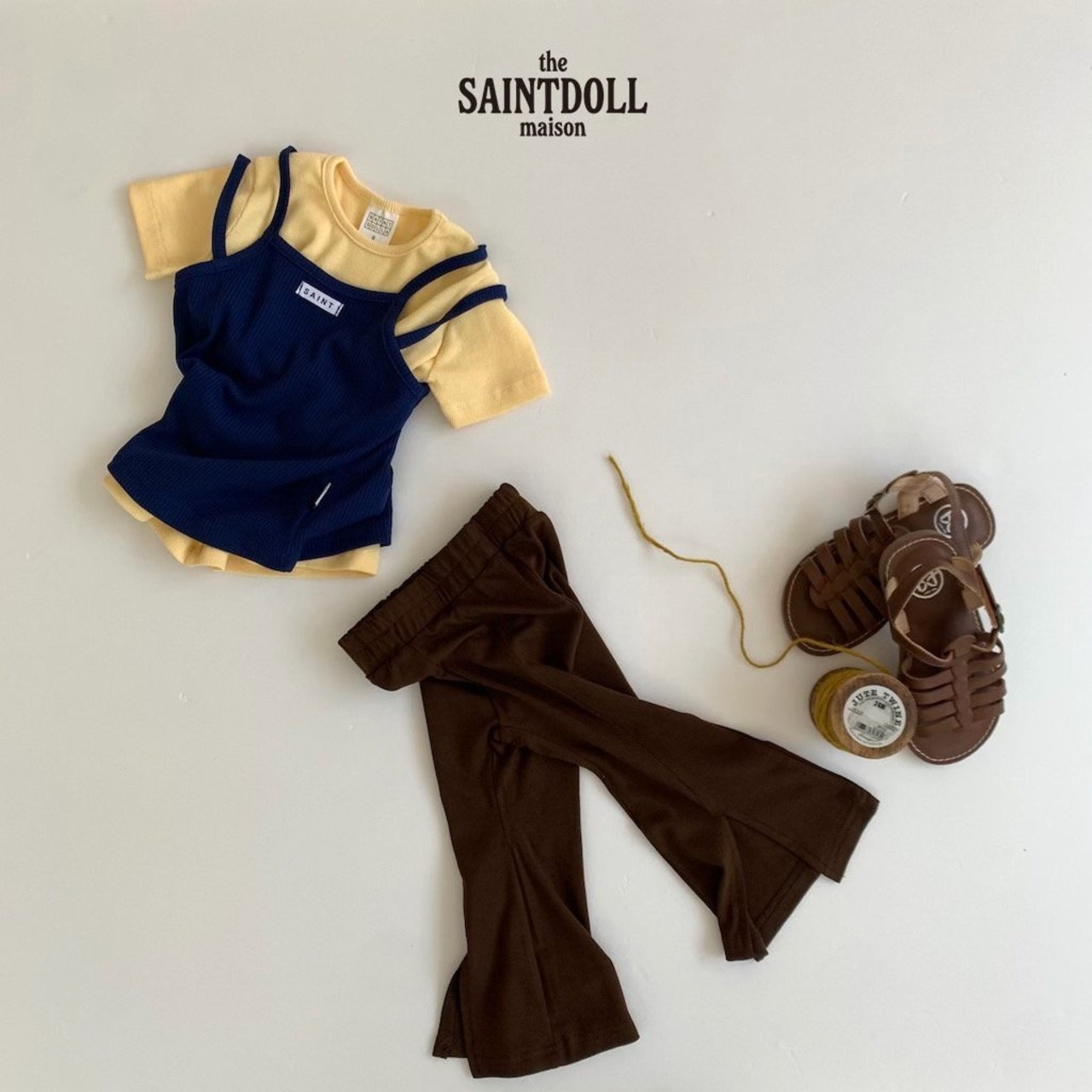 [SAINTDOLL] colored paper tee (JS/JM/JL/adult) / [세인트돌] 색종이티 (JS/JM/JL/adult)