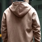 Sleeve Print Full Zip-Up Hoodie ◇2color H0807