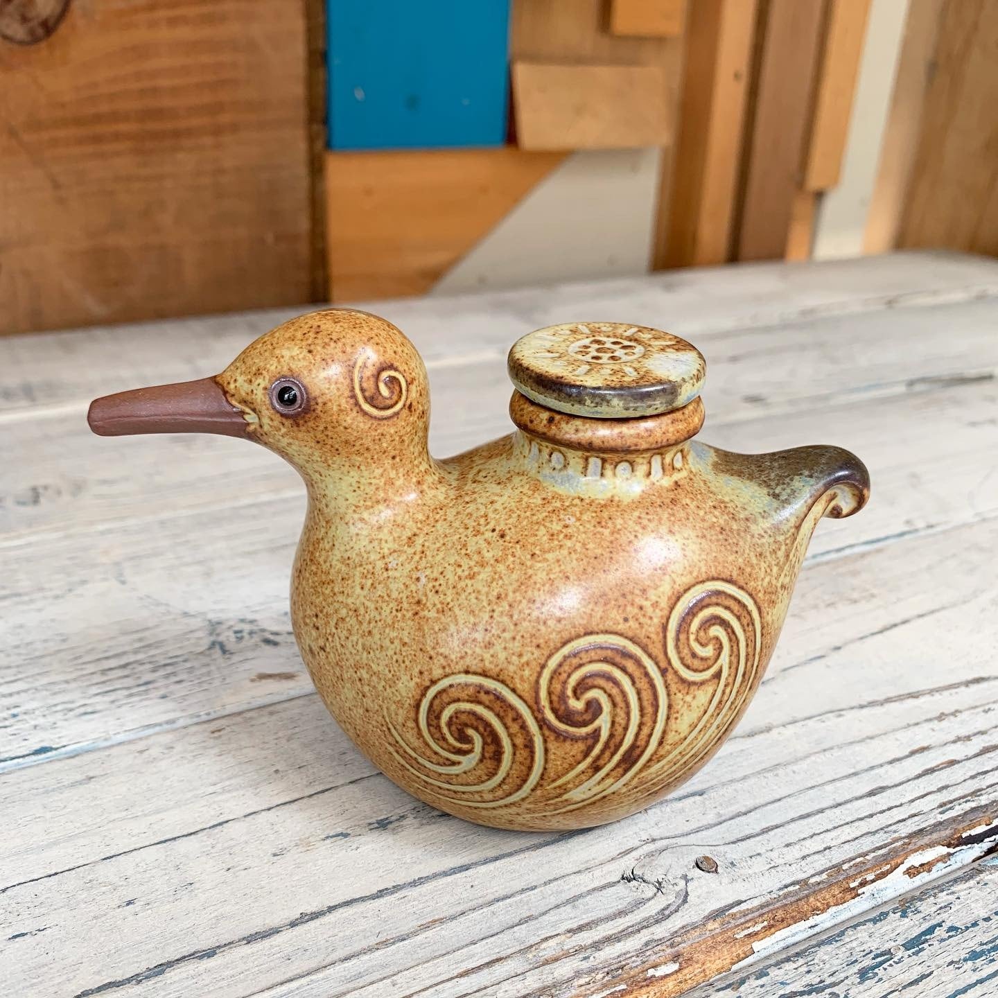 新品　非売品カクダイ　醤油さし トリの醤油差し さぎ型汁次 | 瀬尾商店