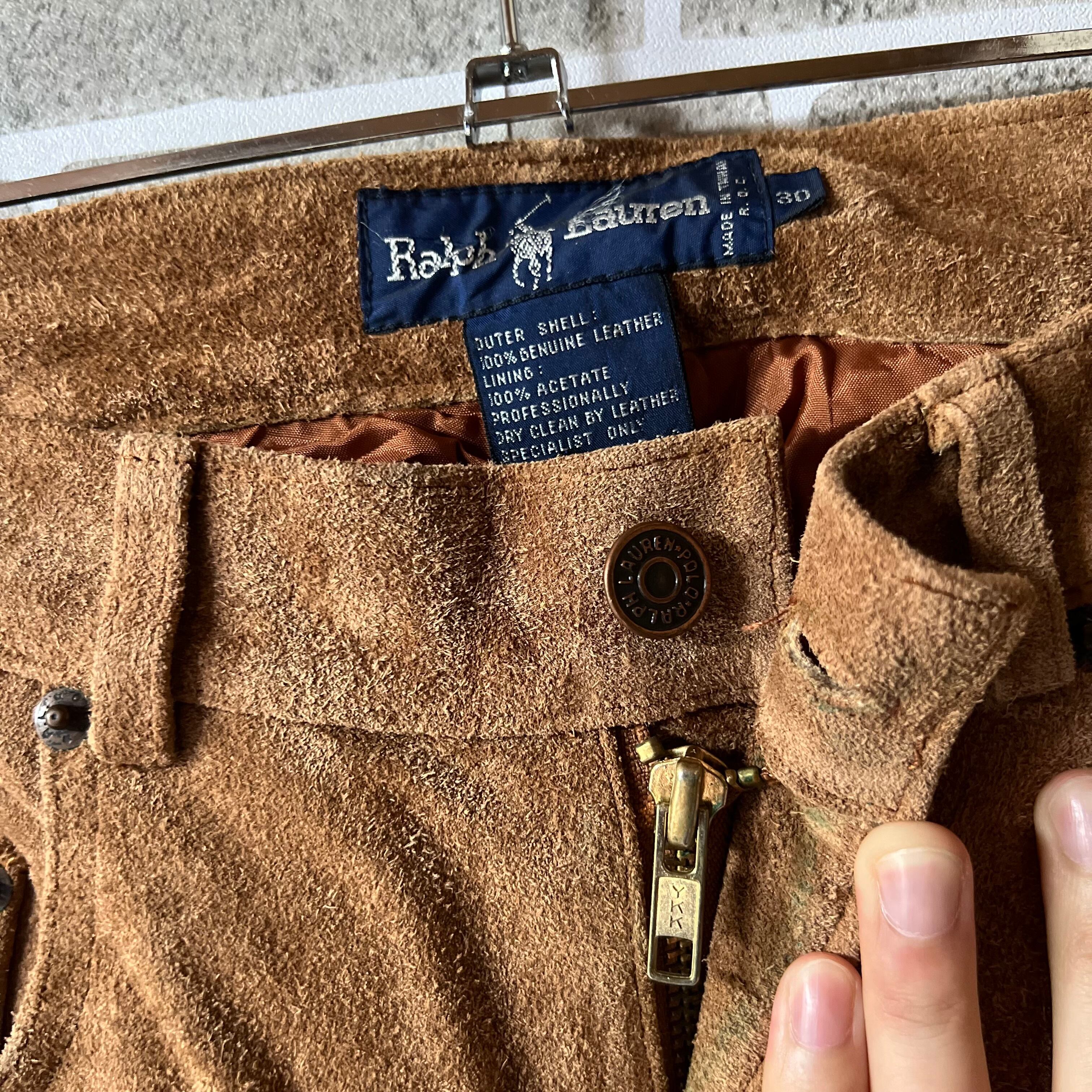 Dead Stock Ralph Lauren スエードリアルレザーパンツ | 古着屋PENNY