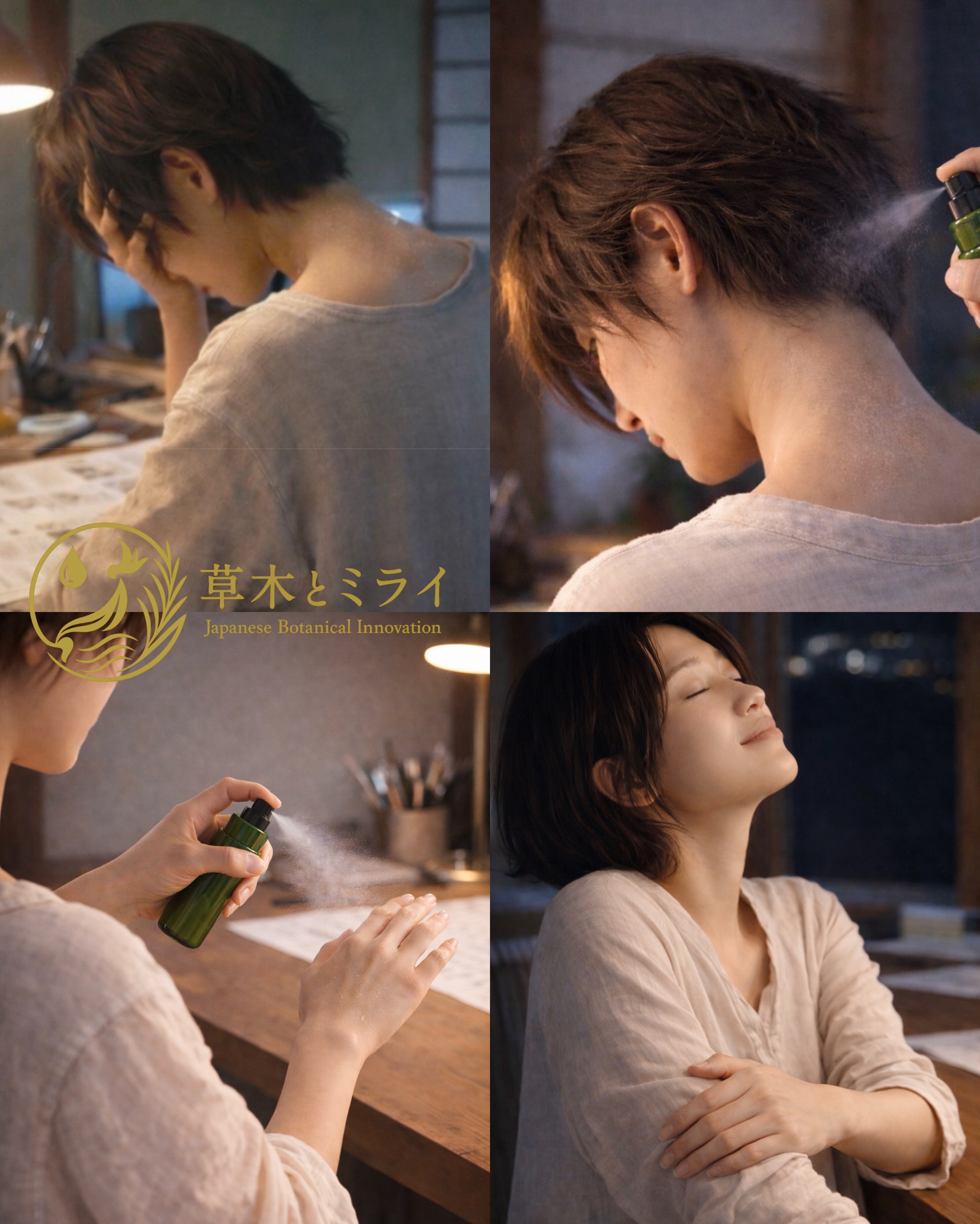 天然植物本気のヘアトニック ＜天然植物養毛料＞ 80ml | 草木とミライ