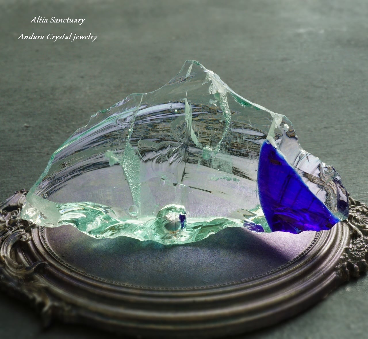 高品質】グレイシャーブルーアクアマリン 澄んだ青の癒しをもたらす