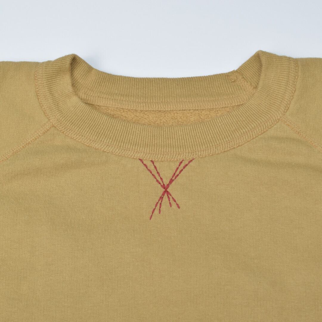 快晴堂 カイセイドウ 2022年裏起毛無地トレーナー・アンティークゴールド・サイズ3+