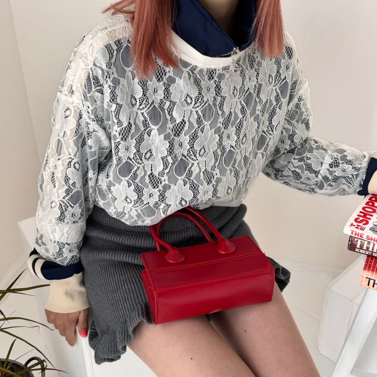 ビッグシルエットフラワーシアートップス_LN02688