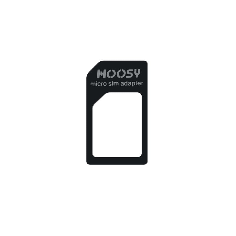 Nano SIM MicroSIM 変換アダプター For iPhone全シリーズ対応 ナノシム→SIMカードorMicroSIM  MicroSIM→SIMカード+ SIMピン 4点セット (ブラック) 1個  くら利