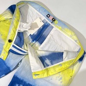 イタリア製 MSGM エムエスジーエム タイダイ 染め デザイン コットン 薄手 パンツ スラックス 42
