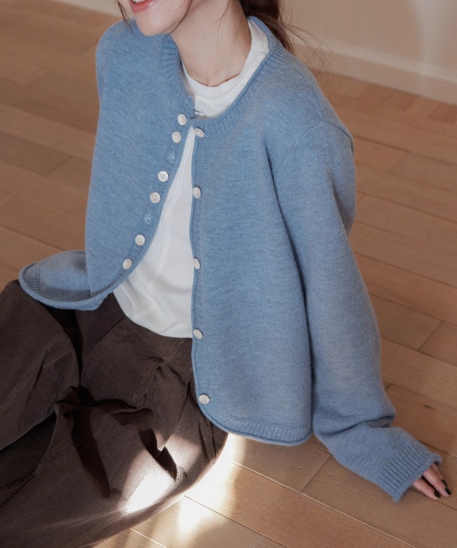 ウール◆ニットカーディガン【t-10791】