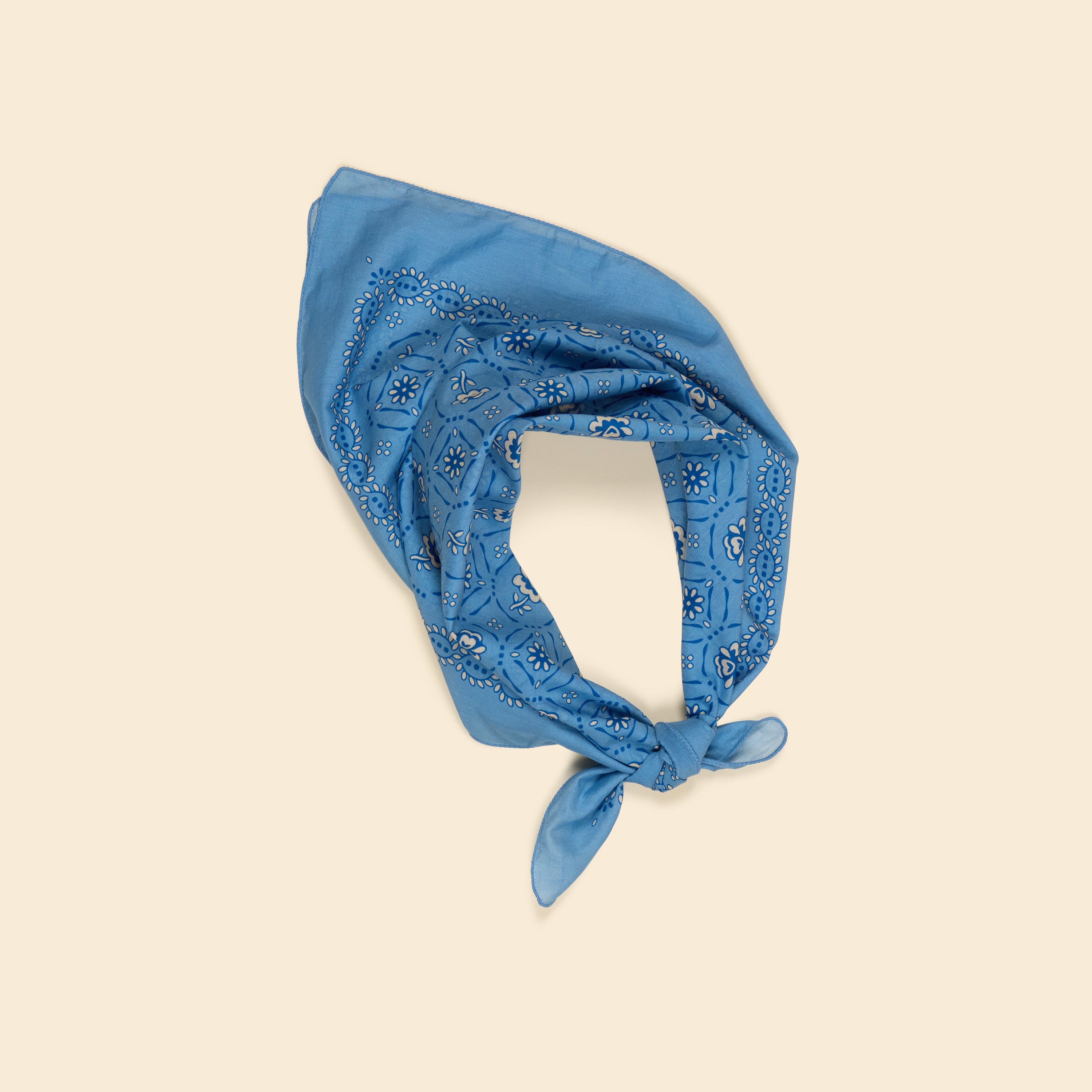 ラスト1【APOLINA】26 FW Signature Voile Scarf - Book Blue