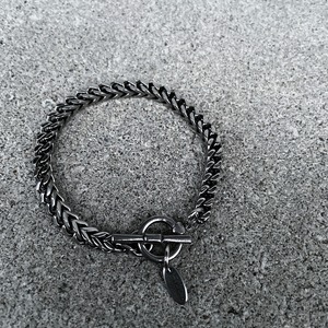 304 stainless cuban chain bracelet