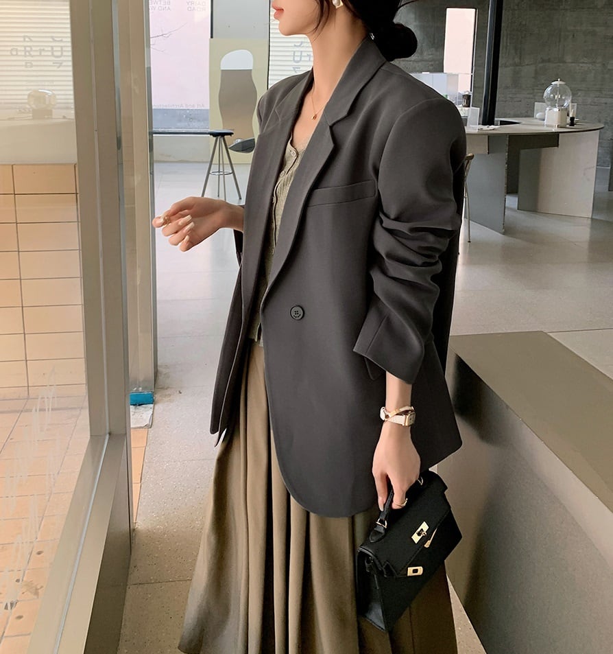 オーバーサイズ テーラードジャケット レディース ジャケット スーツ
