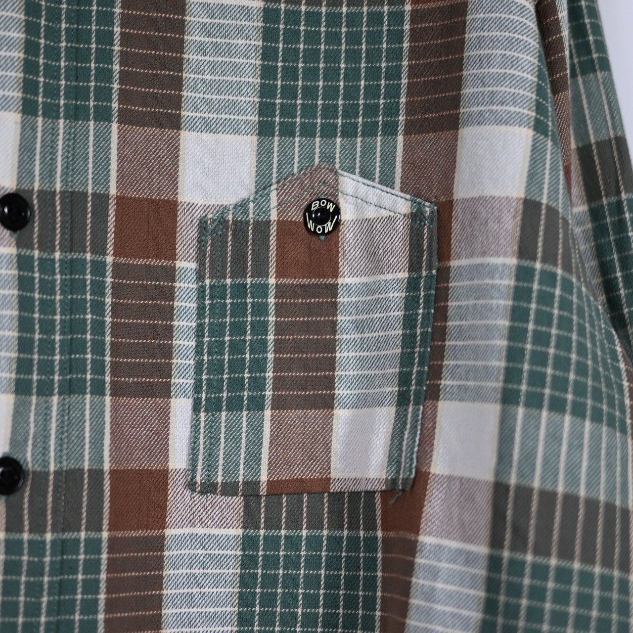 BOWWOW / MOUNTAIN POCKET FLANNEL SHIRT