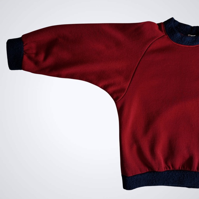 1980s BLUE PUMA PILE SWEATER